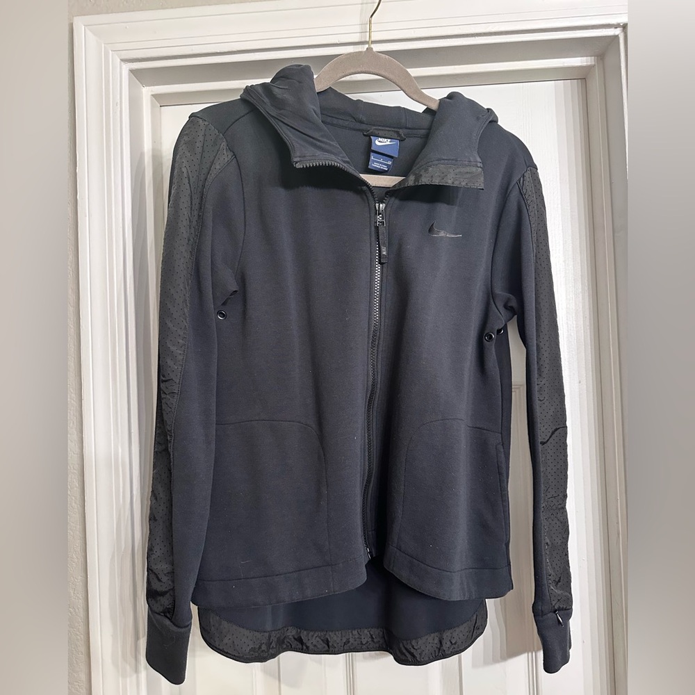 Black Nike Full-Zip Running Jacket